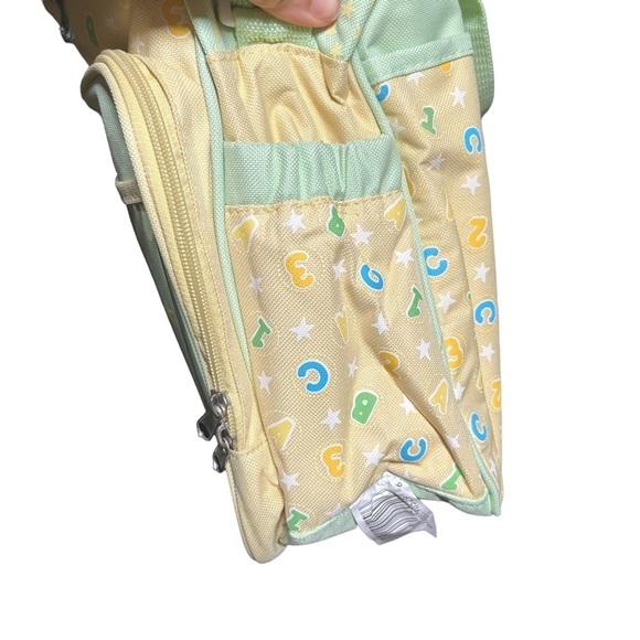NWT Sesame Street Diaper Bag Light Yellow Mint Green - Picture 4 of 9